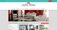 Desktop Screenshot of portbail-immo.fr